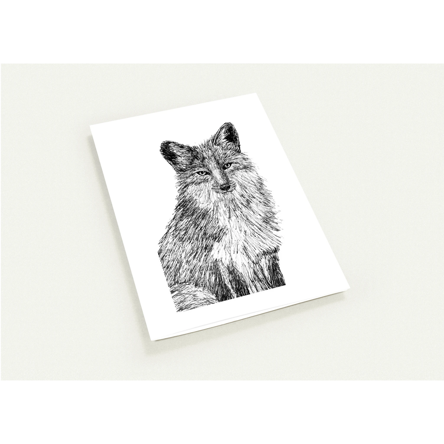 Fox Pack of 10 Greeting Cards