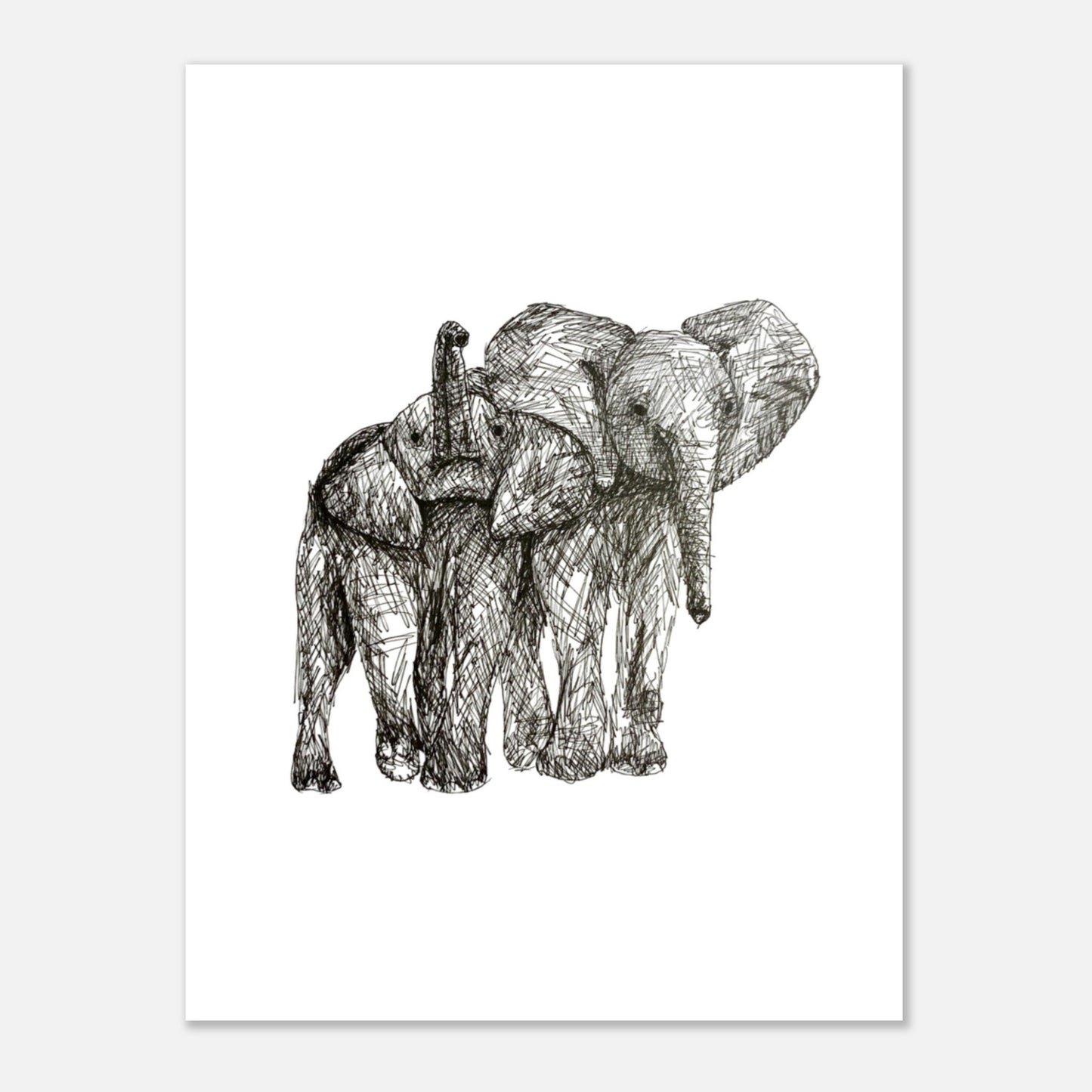 Elephant Premium Semi-Glossy Paper Poster