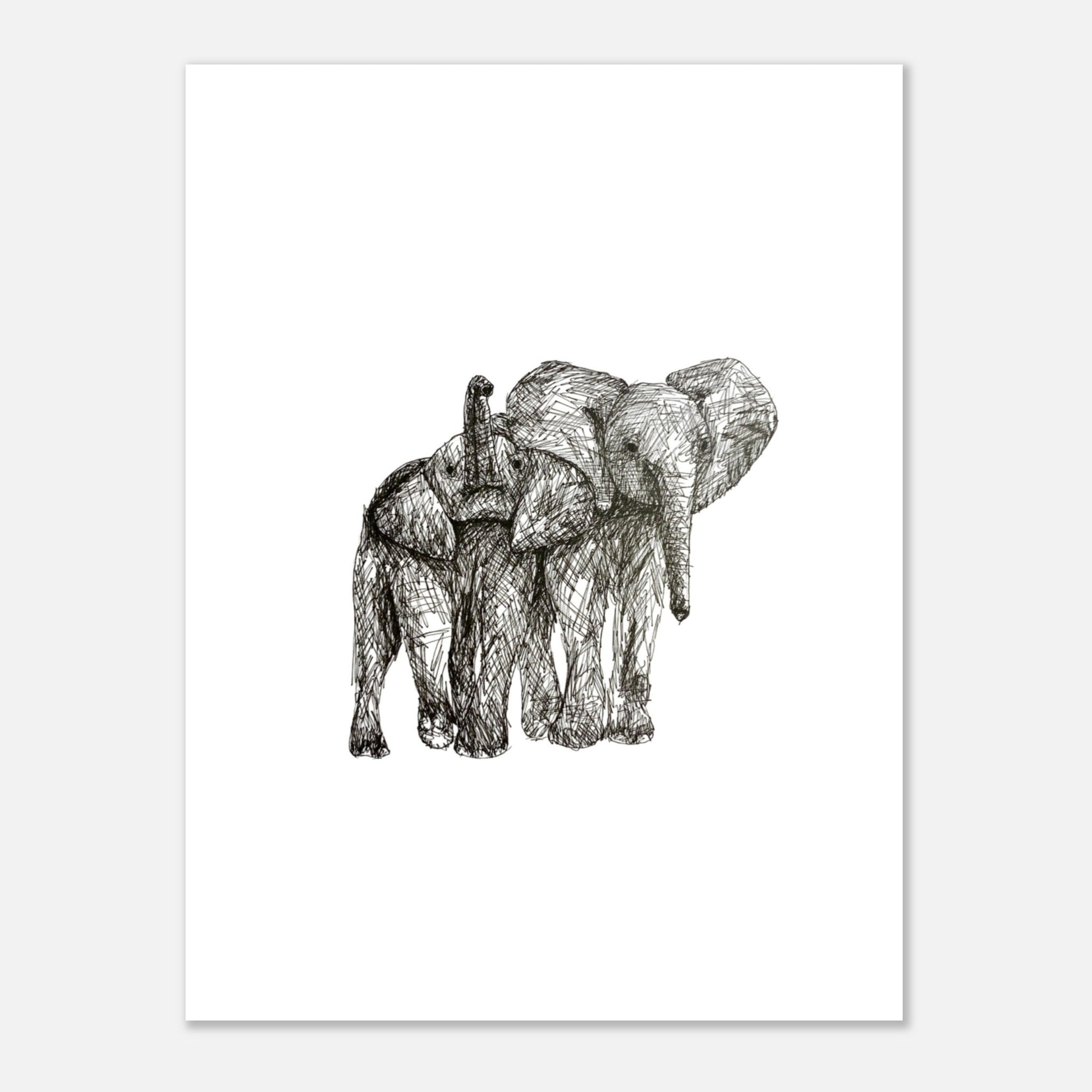 Elephant Premium Semi-Glossy Paper Poster