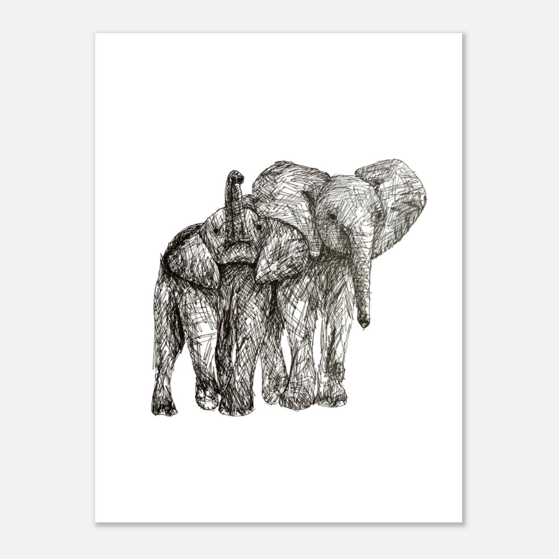 Elephant Premium Semi-Glossy Paper Poster