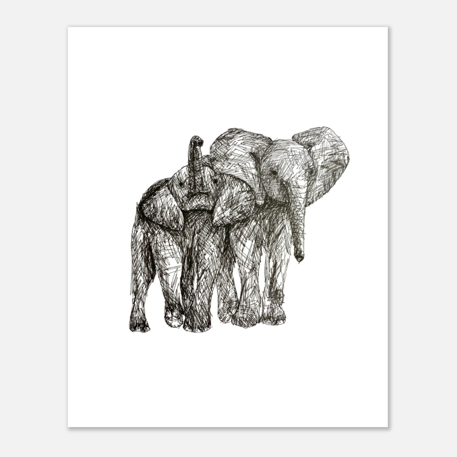 Elephant Premium Semi-Glossy Paper Poster