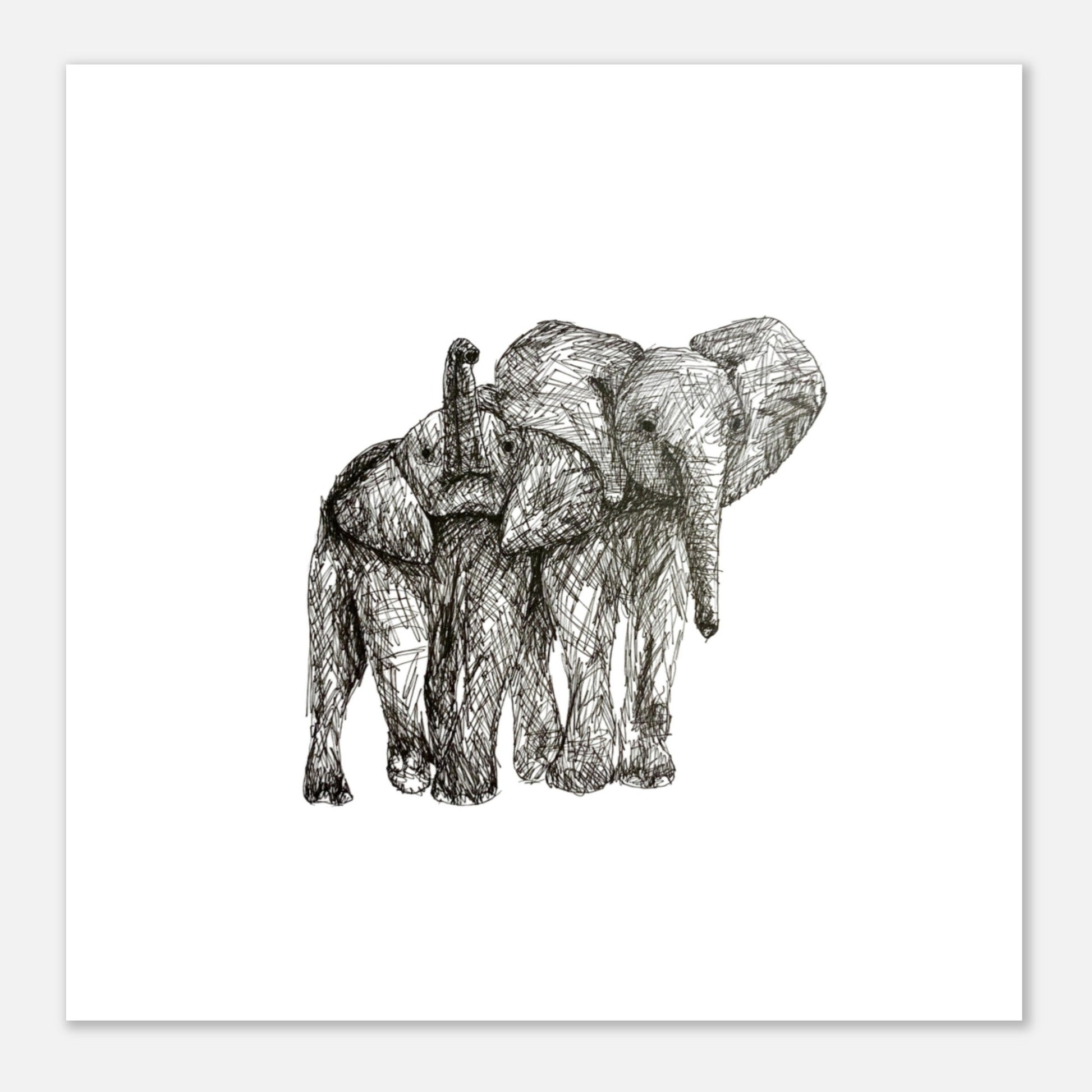 Elephant Premium Semi-Glossy Paper Poster