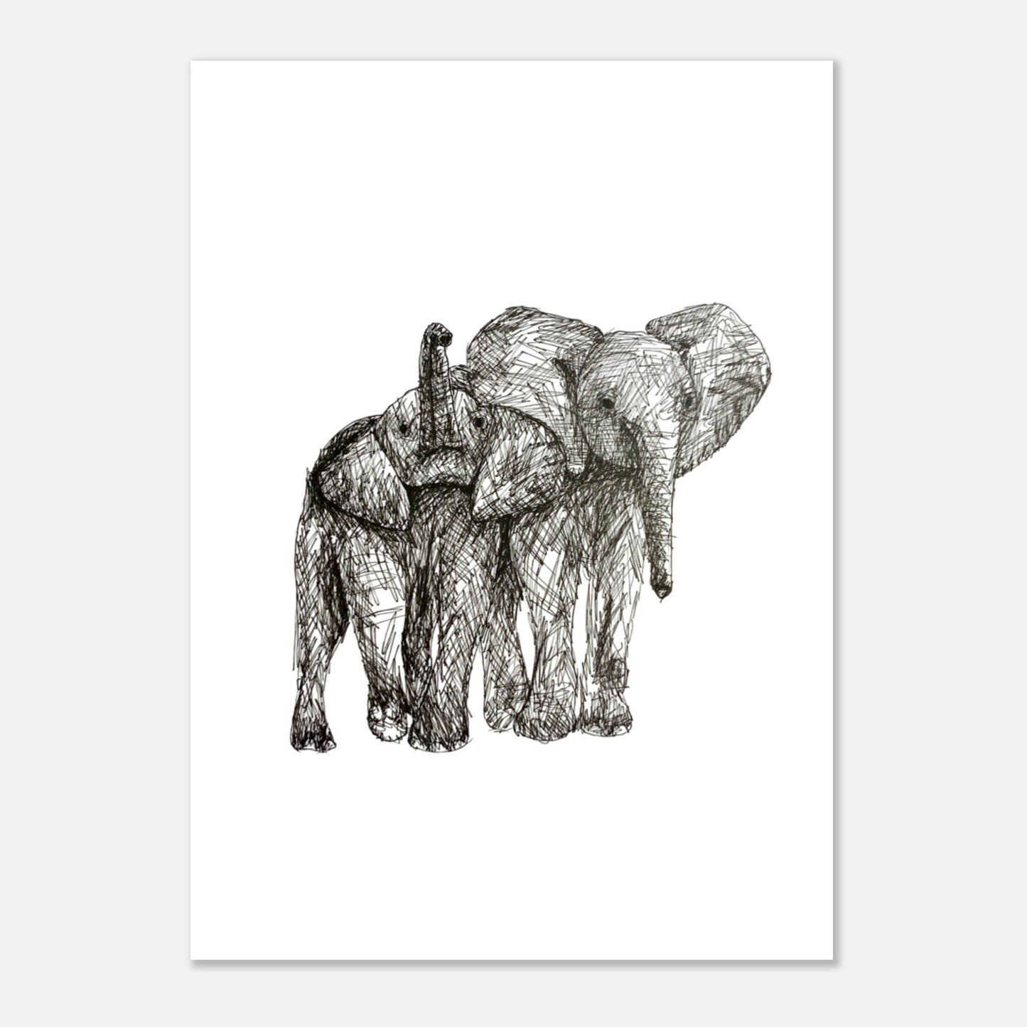 Elephant Premium Semi-Glossy Paper Poster