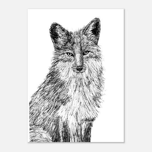 Fine Art Fox Poster