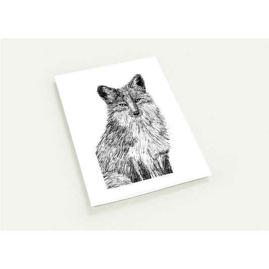 Fox Pack of 10 Greeting Cards