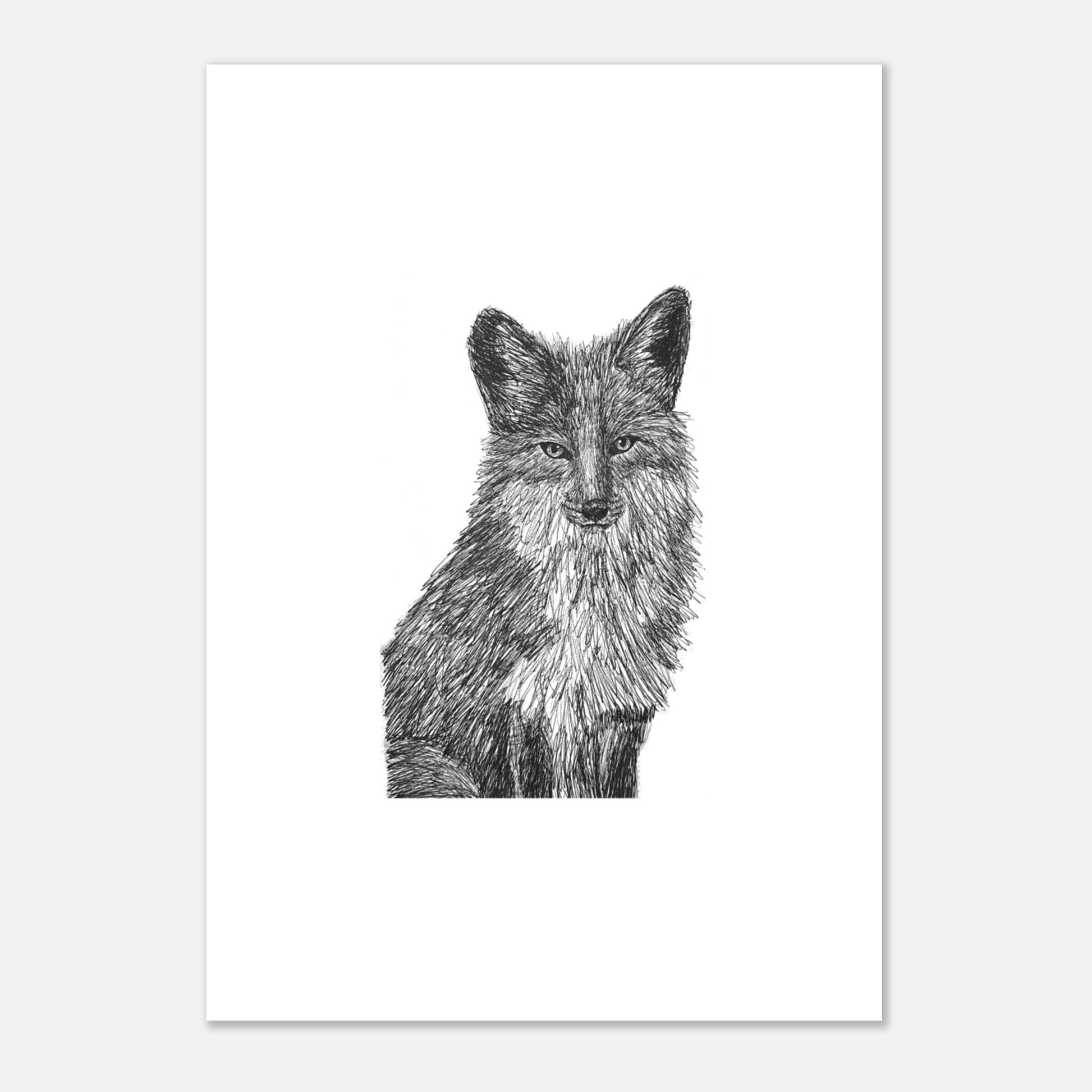 Fox Premium Matte Paper Poster